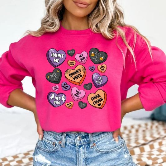 Spooky Hearts Sweatshirt
