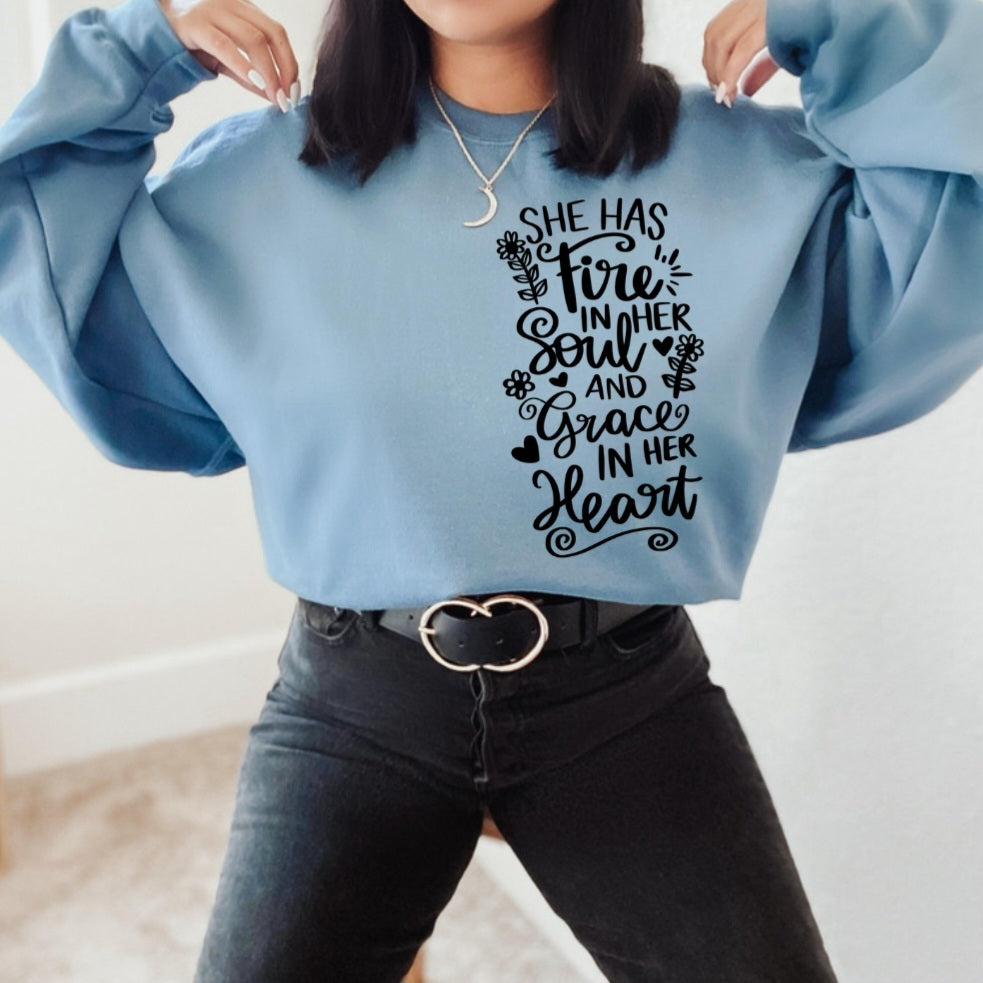 Fire in Her Soul Sweatshirt