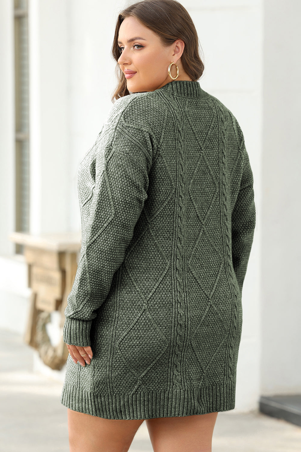 Mist Green Sweater Dress