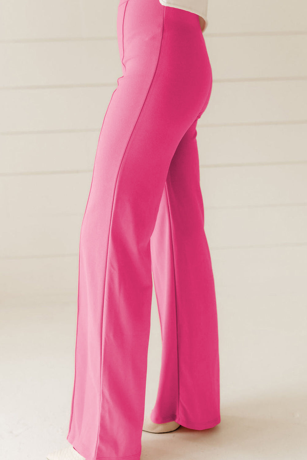Sachet Pink High Waist Flared Pants