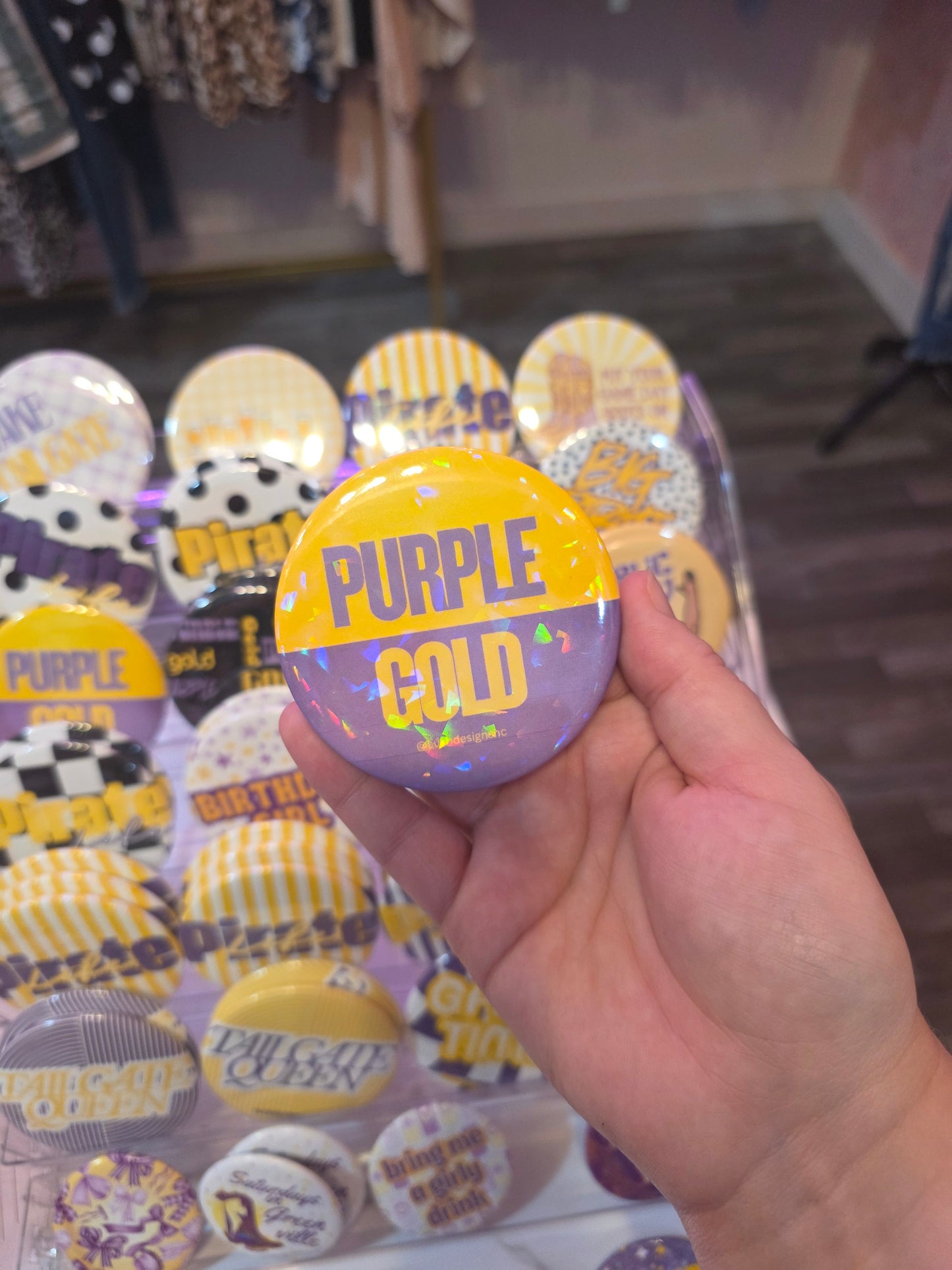 Large Game Day Button