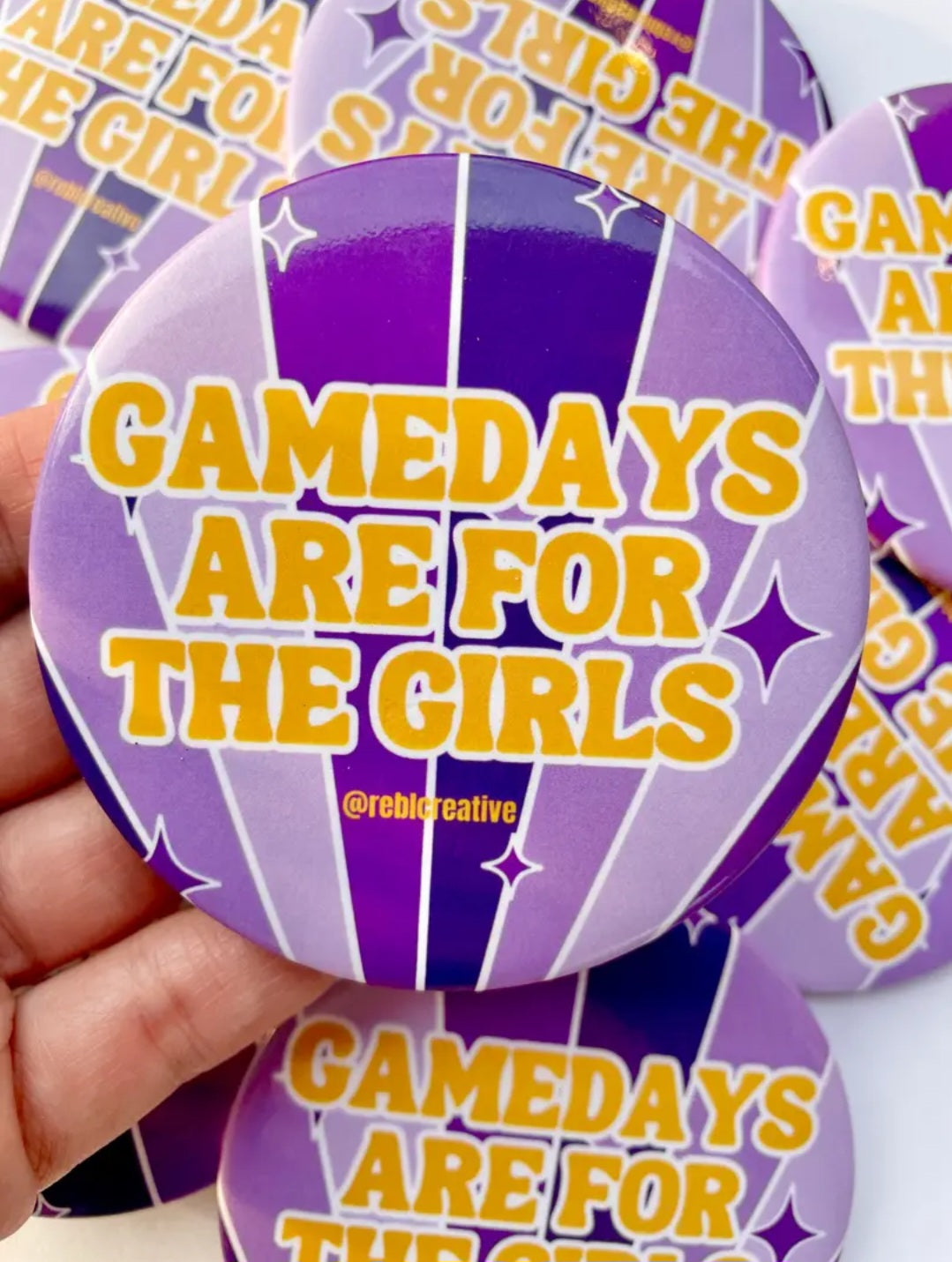 Large Game Day Button