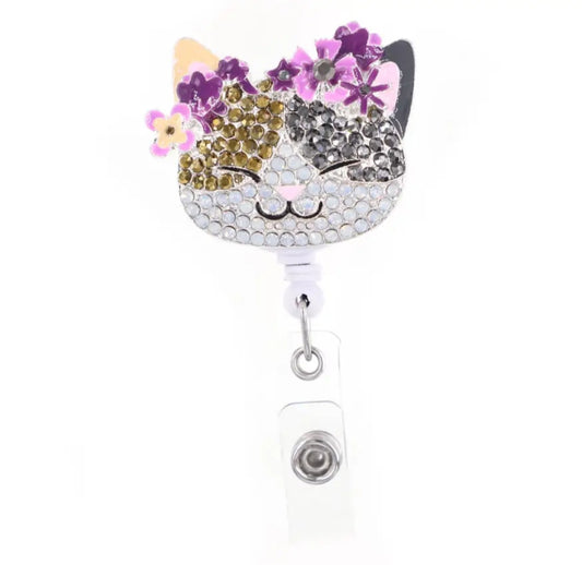 Cat Badge Reel