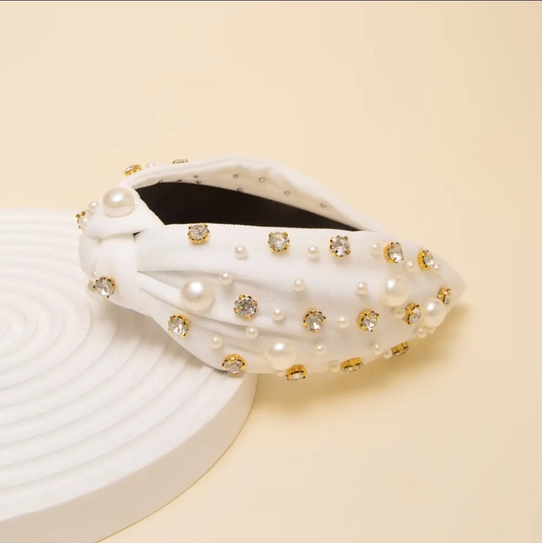Pearl & Diamond Headbands