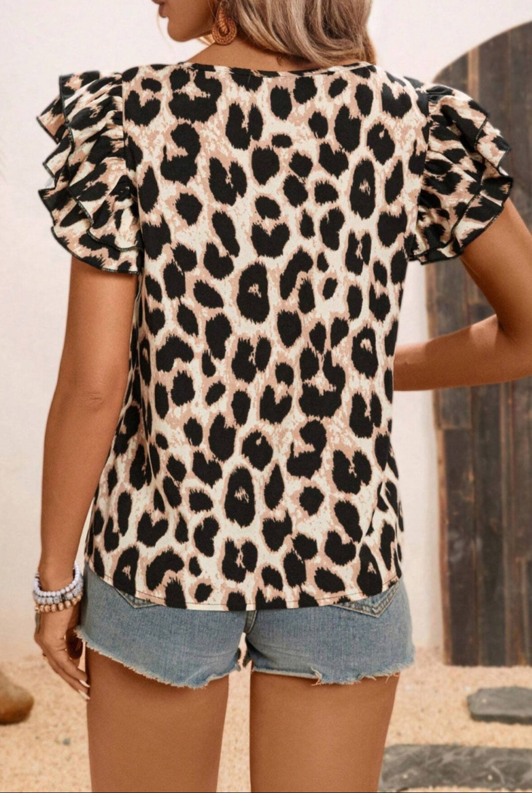 Leopard Spot Top