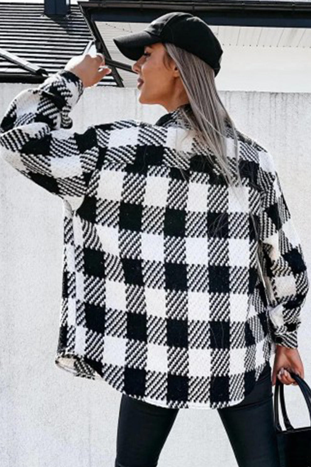 Black Plaid Shacket