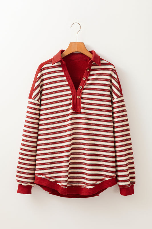 Red Stripe Top