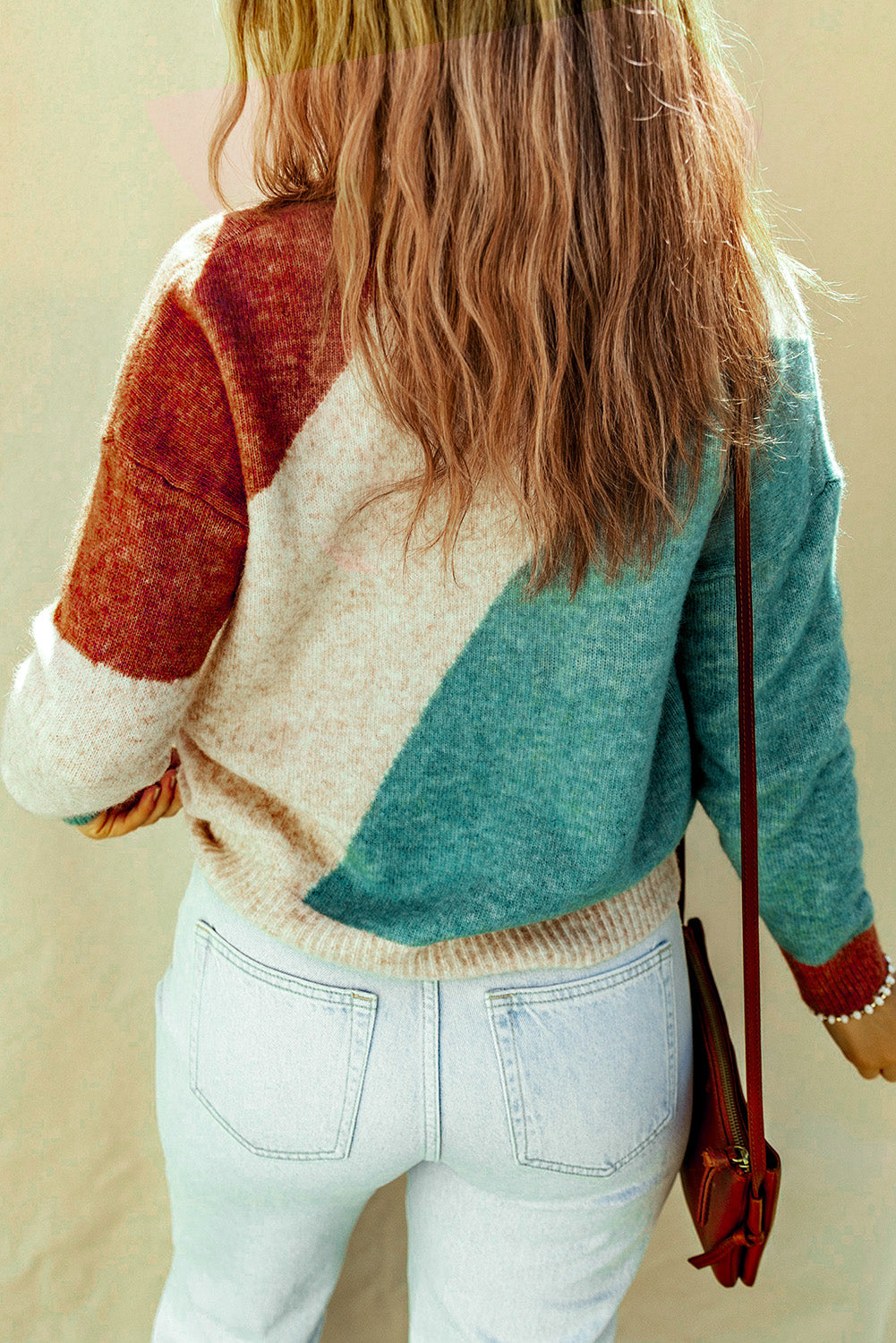 Multicolor Colorblock Sweater