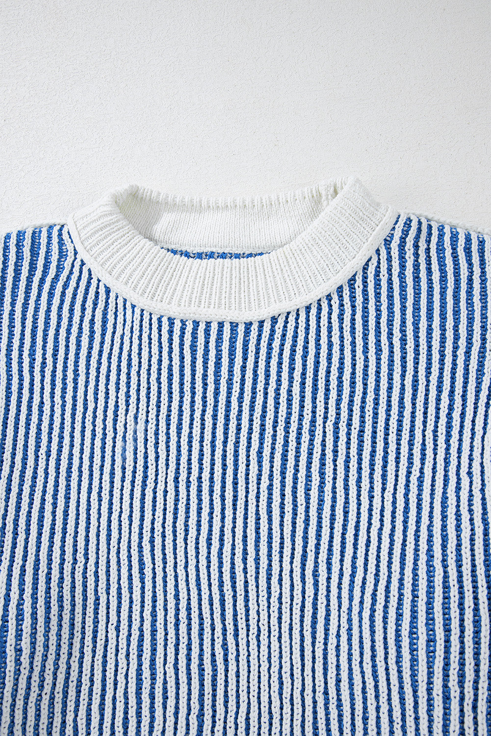 Blue Striped Sweater