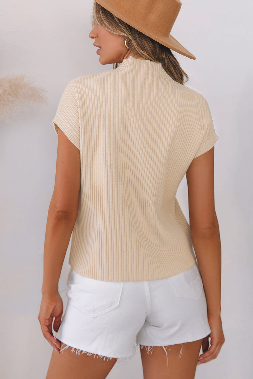 Oatmeal Patch Pocket Sweater