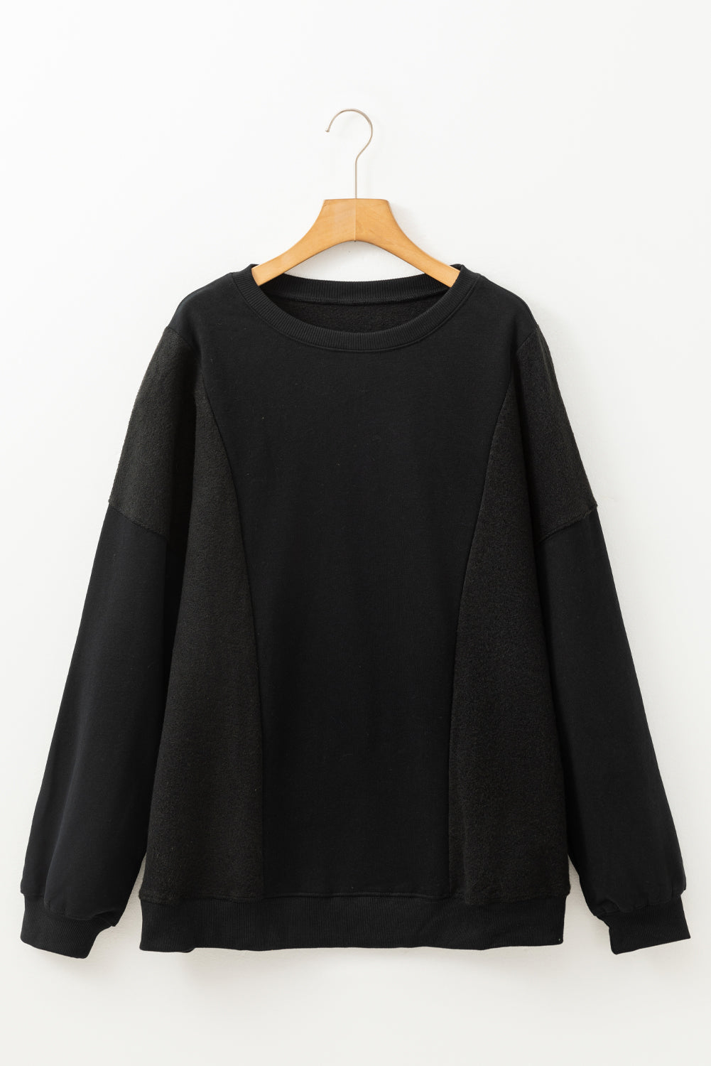 Black Plus Size Sweatshirt