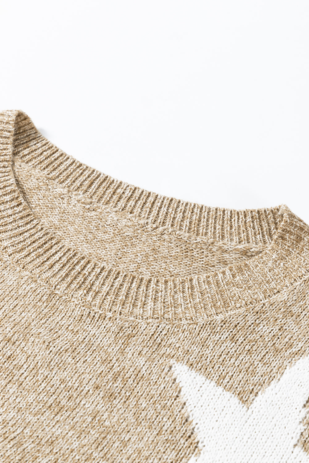 Khaki Star Sweater