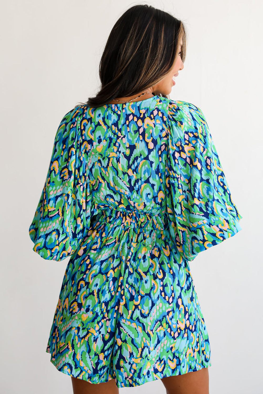 Abstract Print Romper