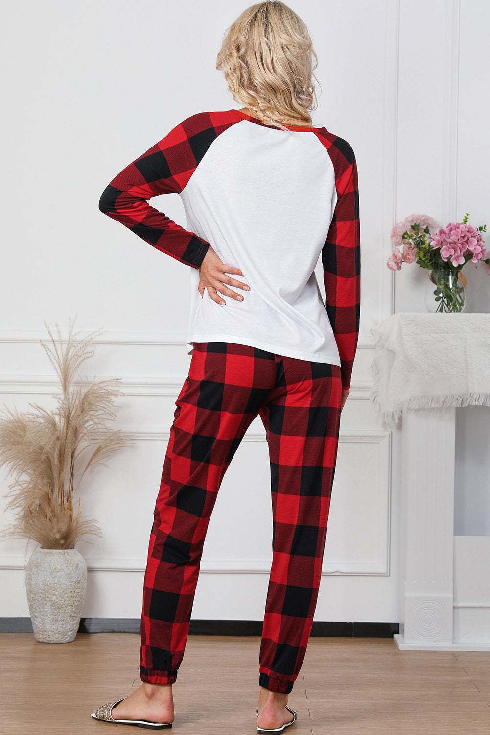 Red Plaid Merry Christmas Pajamas