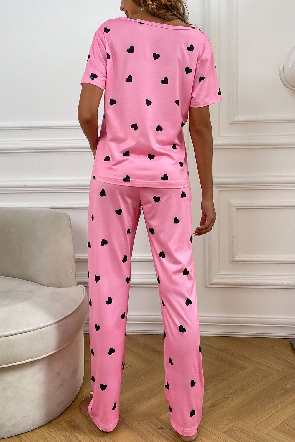 Pink Heart Pajamas