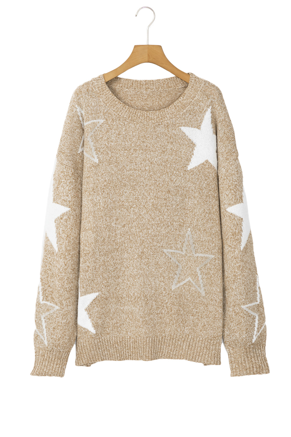 Khaki Star Sweater