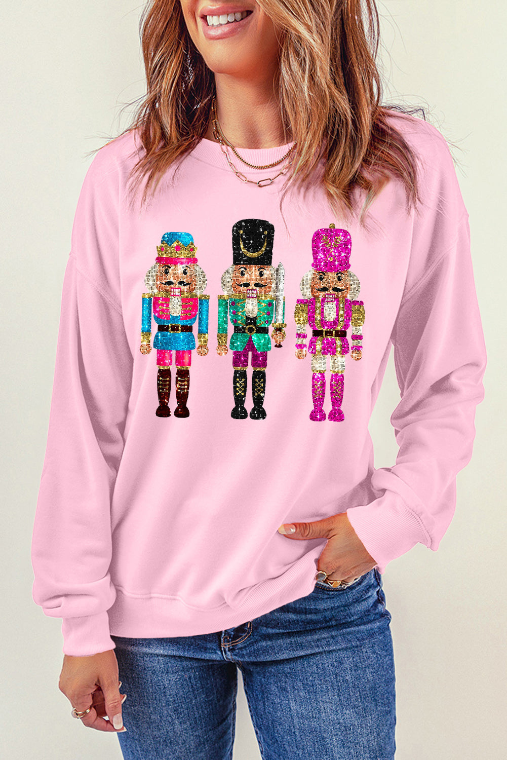 Pink Cute Nutcracker Sweatshirt