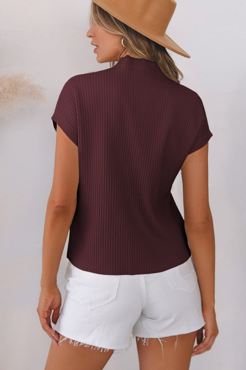 Burgundy Pocket Sweater