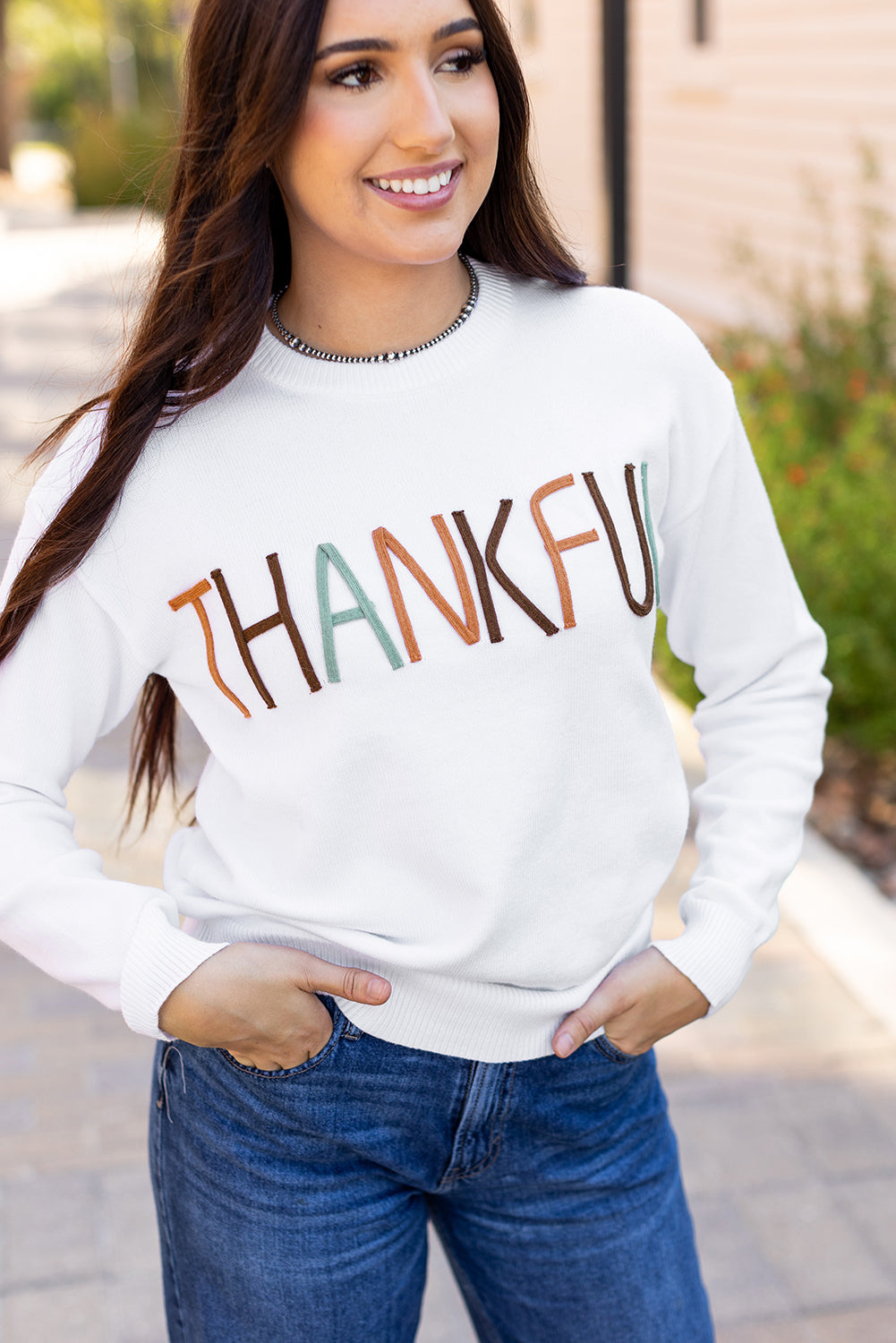 Thankful Ivory Sweater