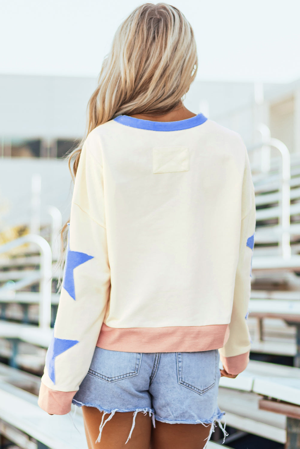 Beige Star Sweatshirt