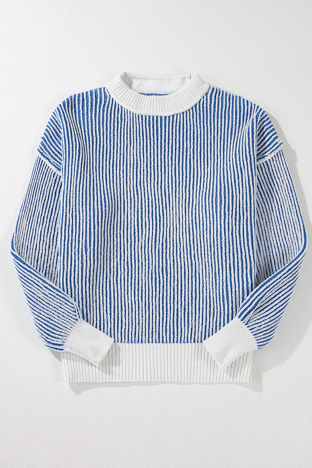 Blue Striped Sweater