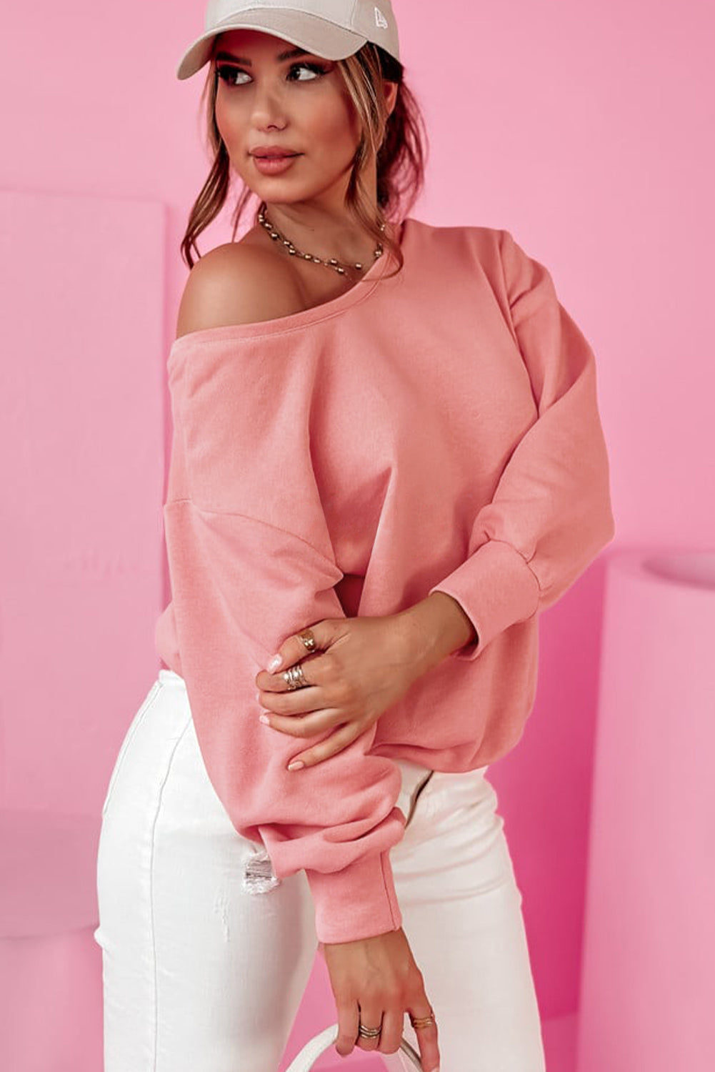 Pink Bowknot Sweatshirt