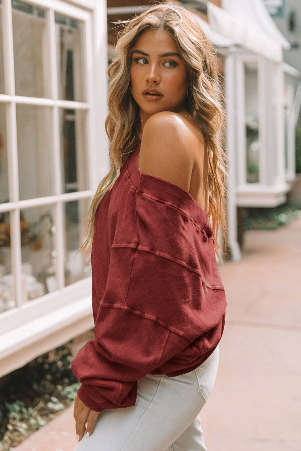 Fiery Red Exposed Top