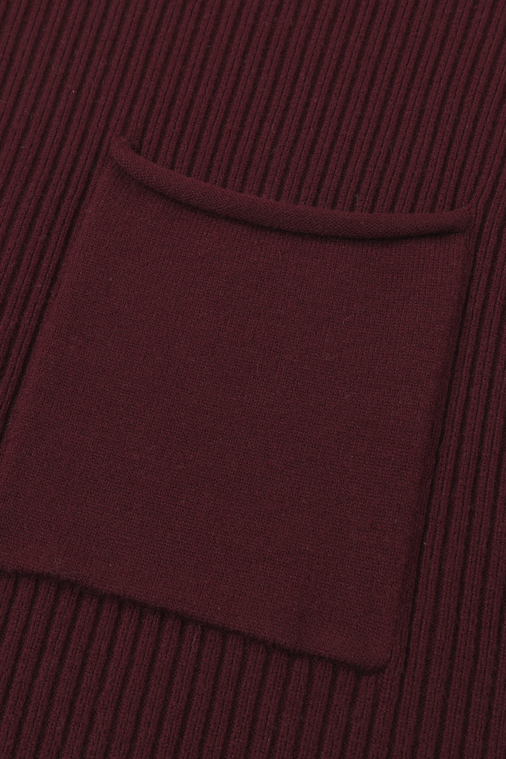 Burgundy Pocket Sweater