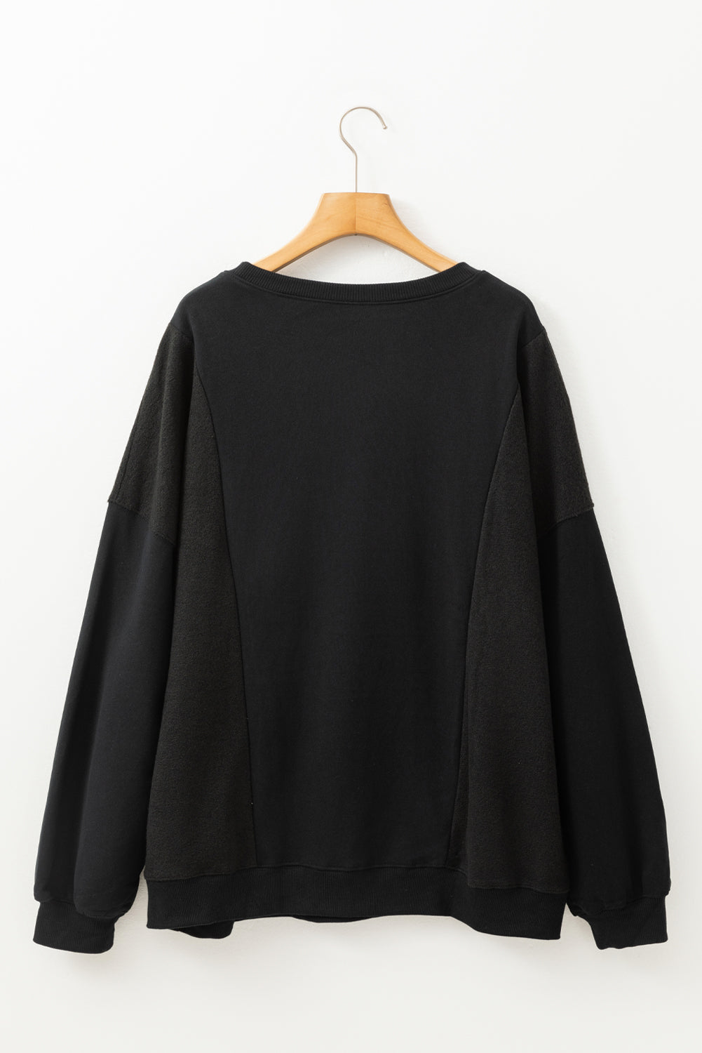 Black Plus Size Sweatshirt