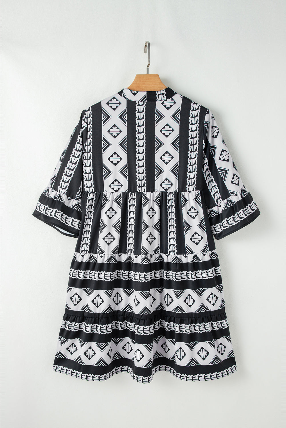 Black Geometric Dress