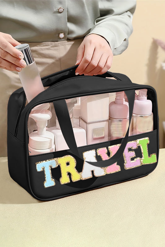 Black TRAVEL Makeup Bag