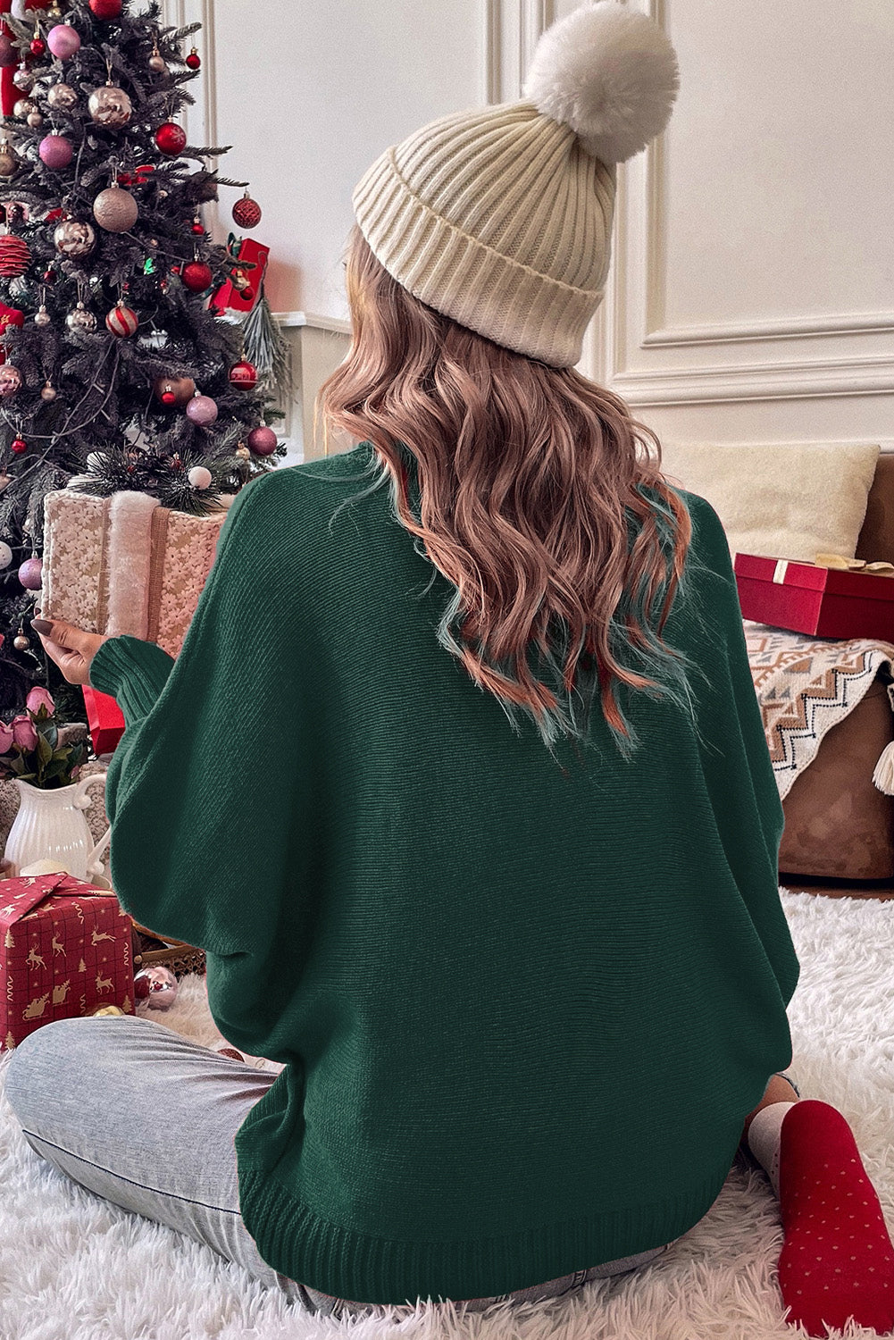 Green Merry Sweater