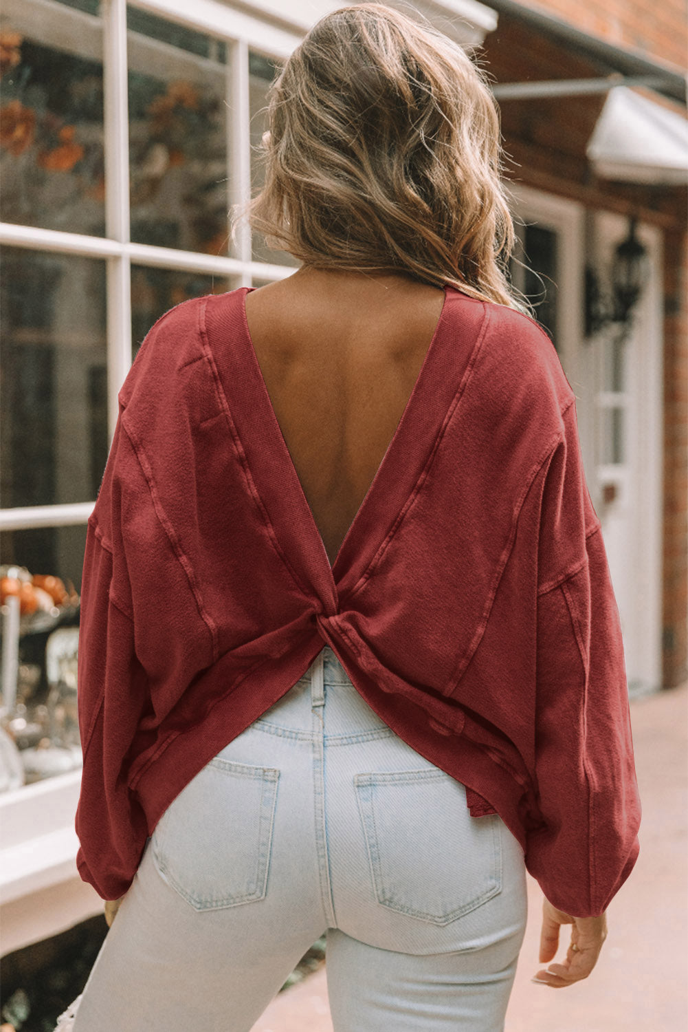 Fiery Red Exposed Top