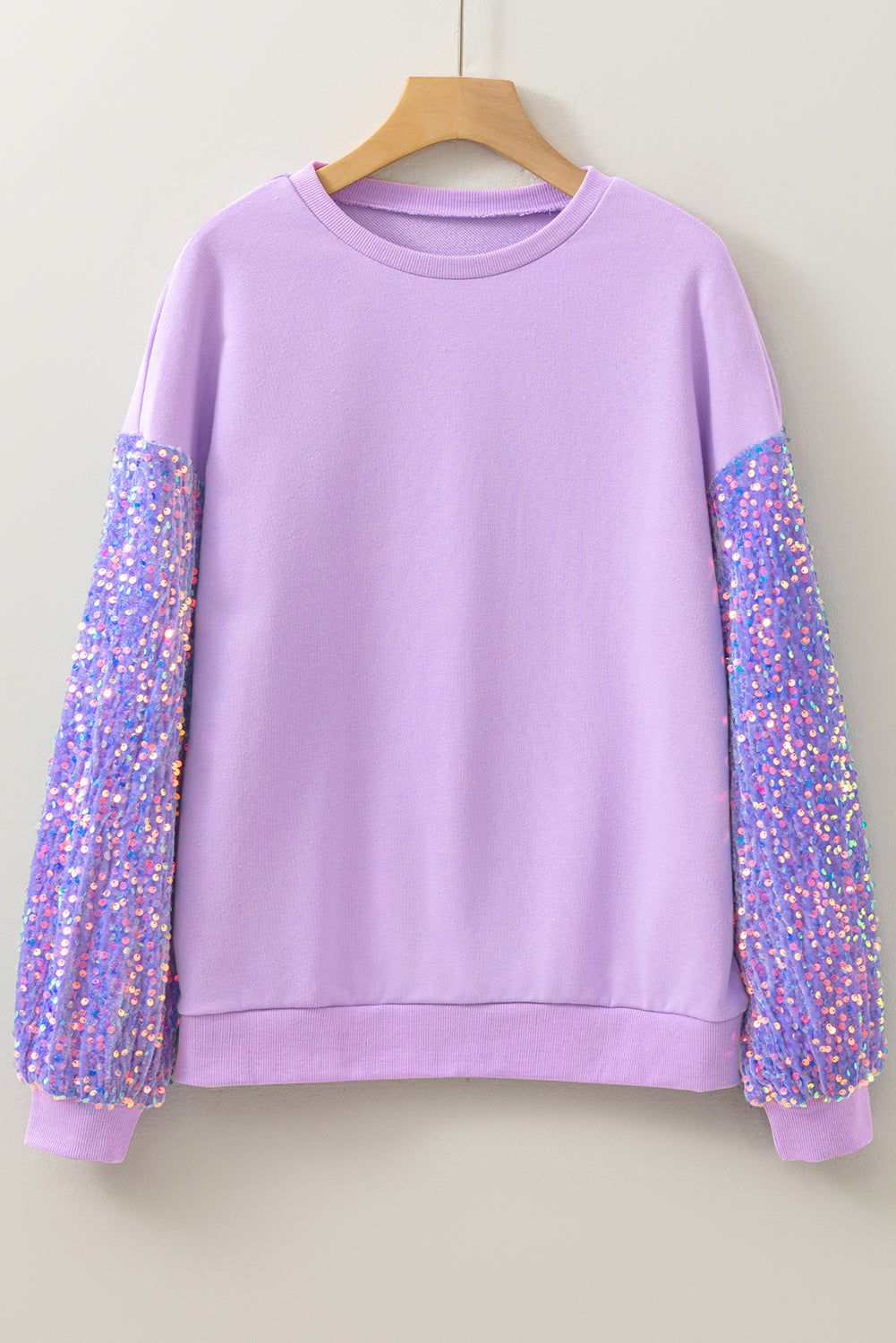 Orchid Sequin Sleeve Top