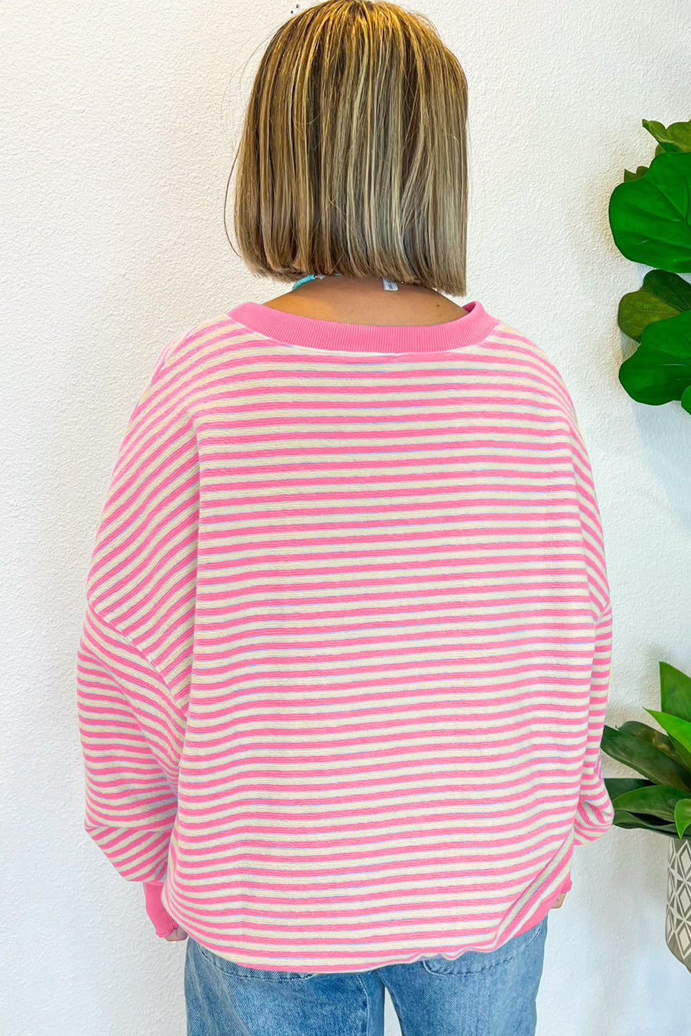 Pink Stripe Top