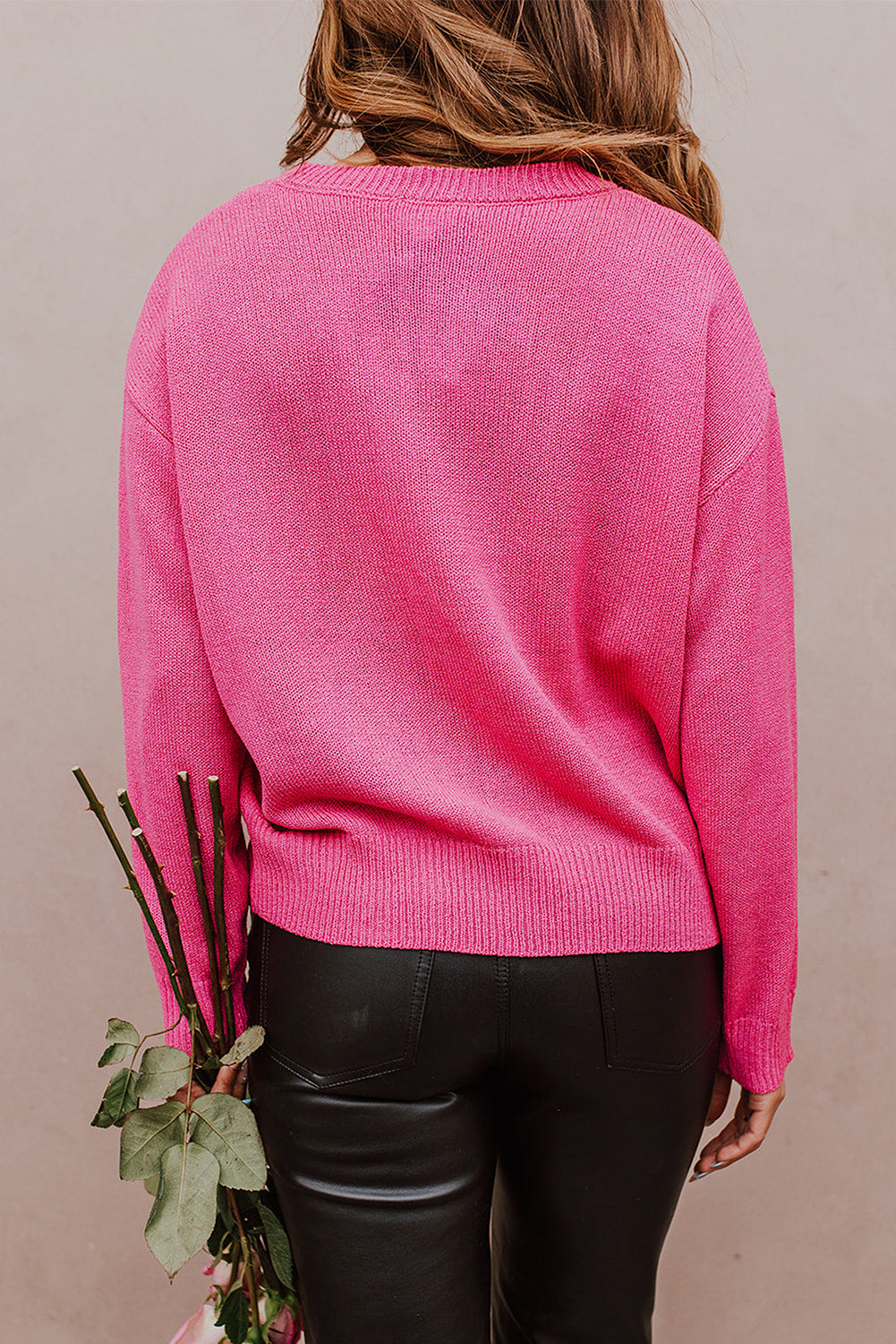 Rose Heart XOXO Sweater