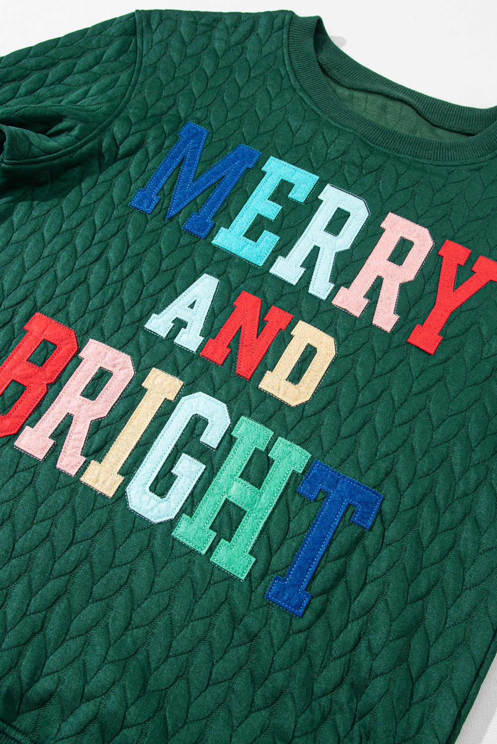 Green Merry And Bright Sweatshirt