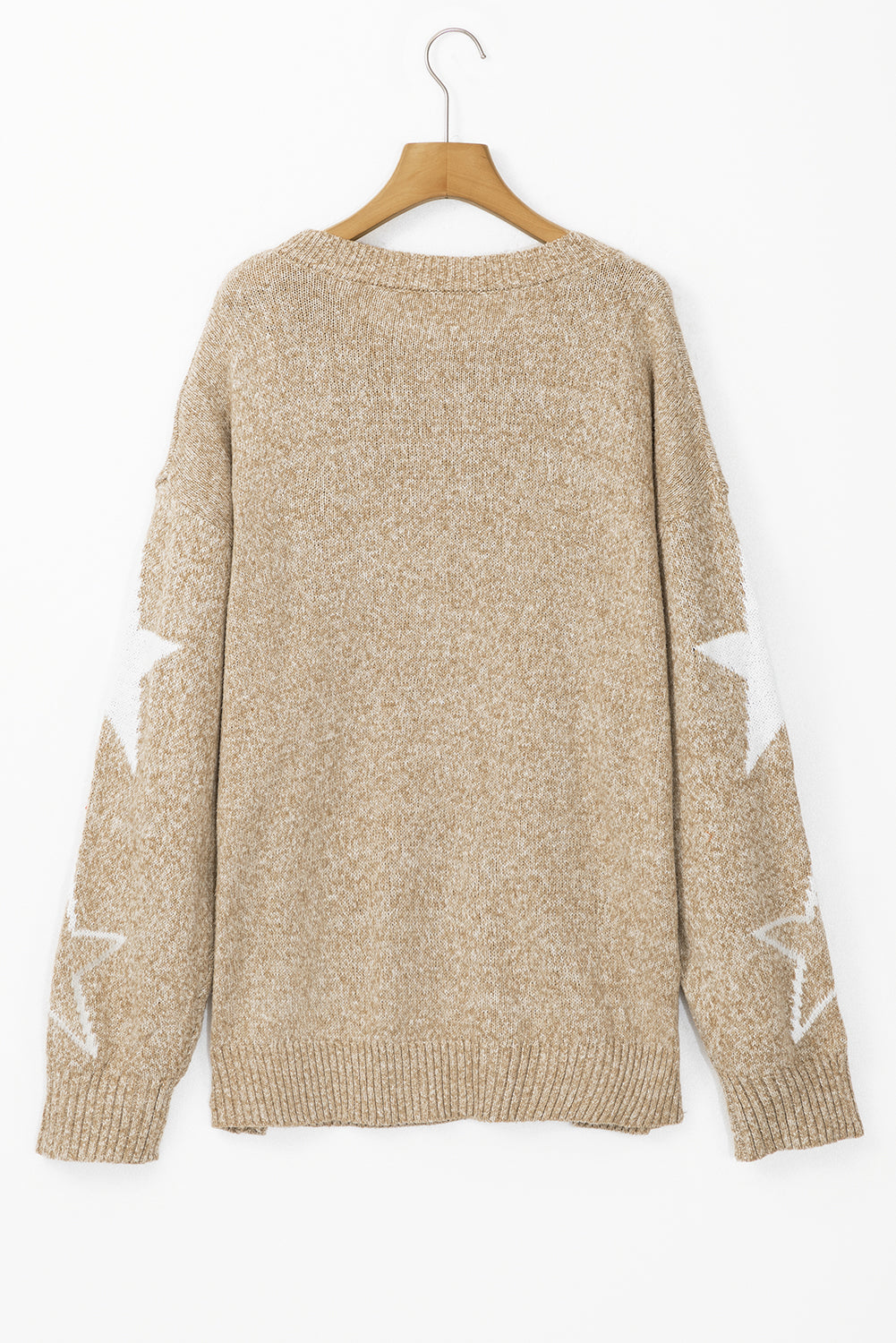 Khaki Star Sweater