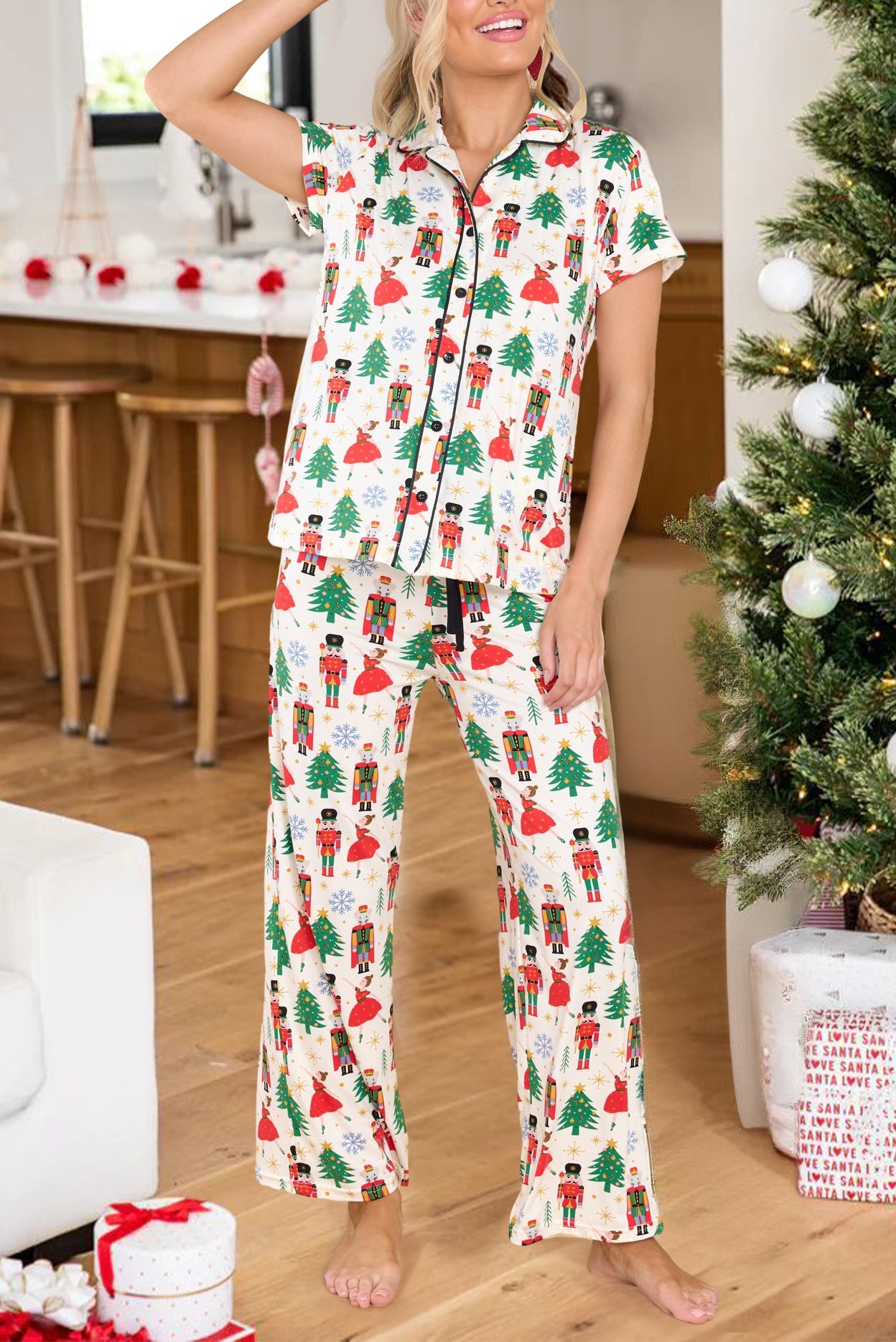 Red & Green Trees Pajamas