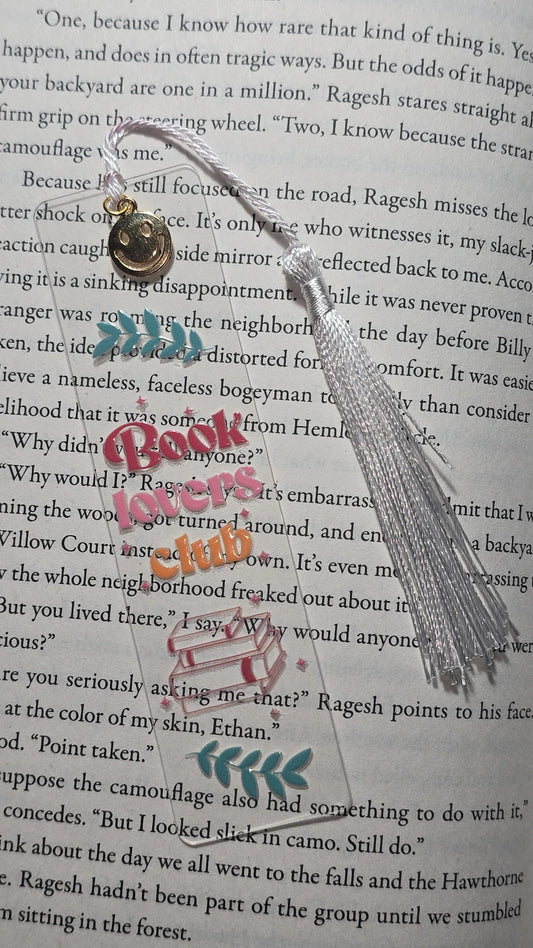 Book Lovers Club Bookmark