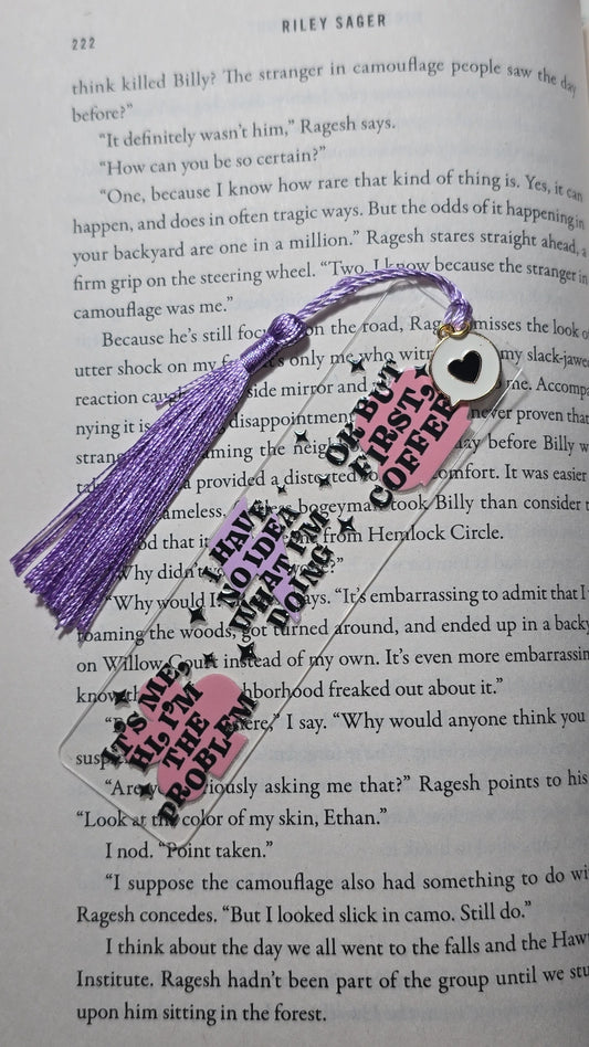 But First Coffee Bookmark