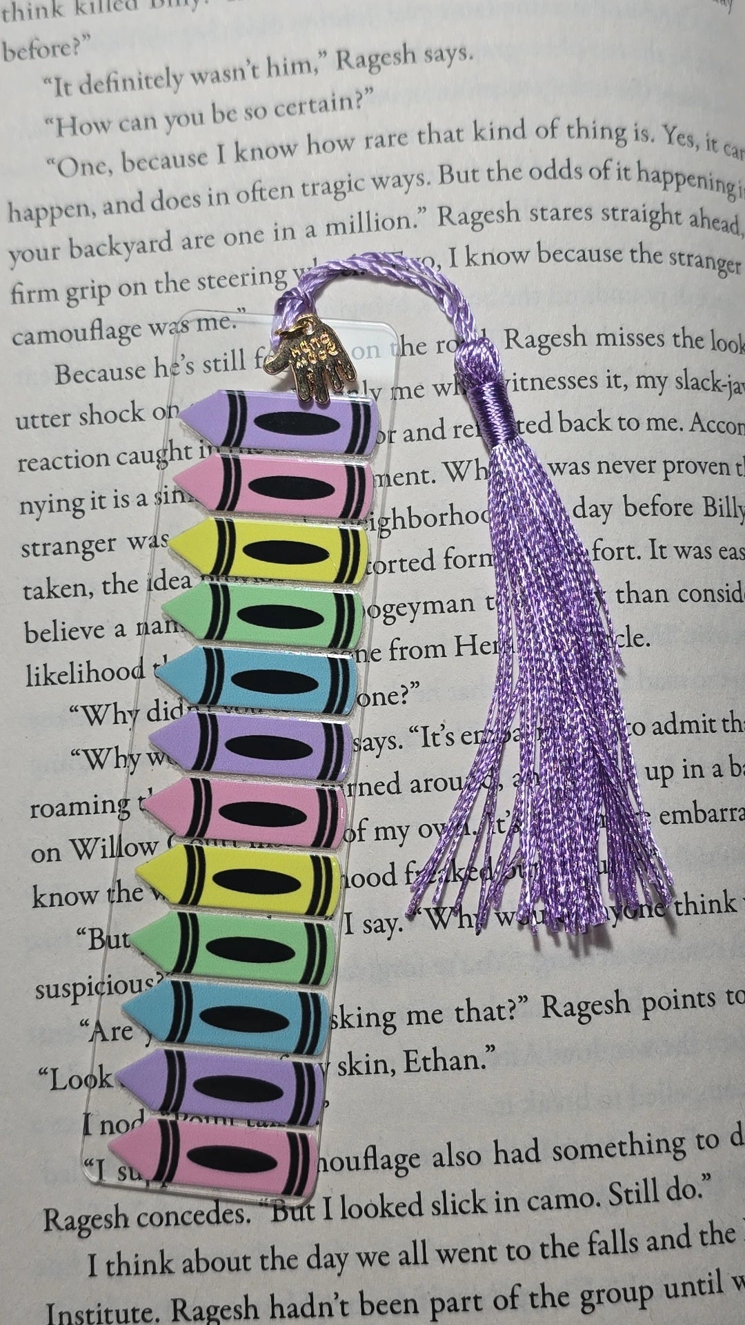 Crayons Bookmark