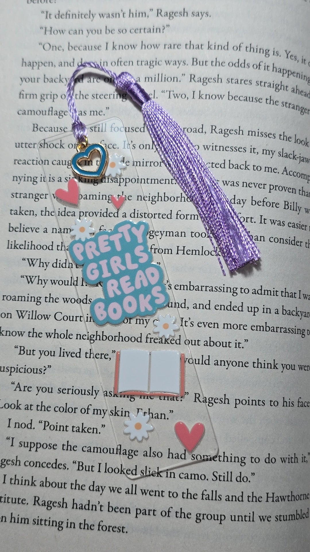 Pretty Girls Read Bookmark