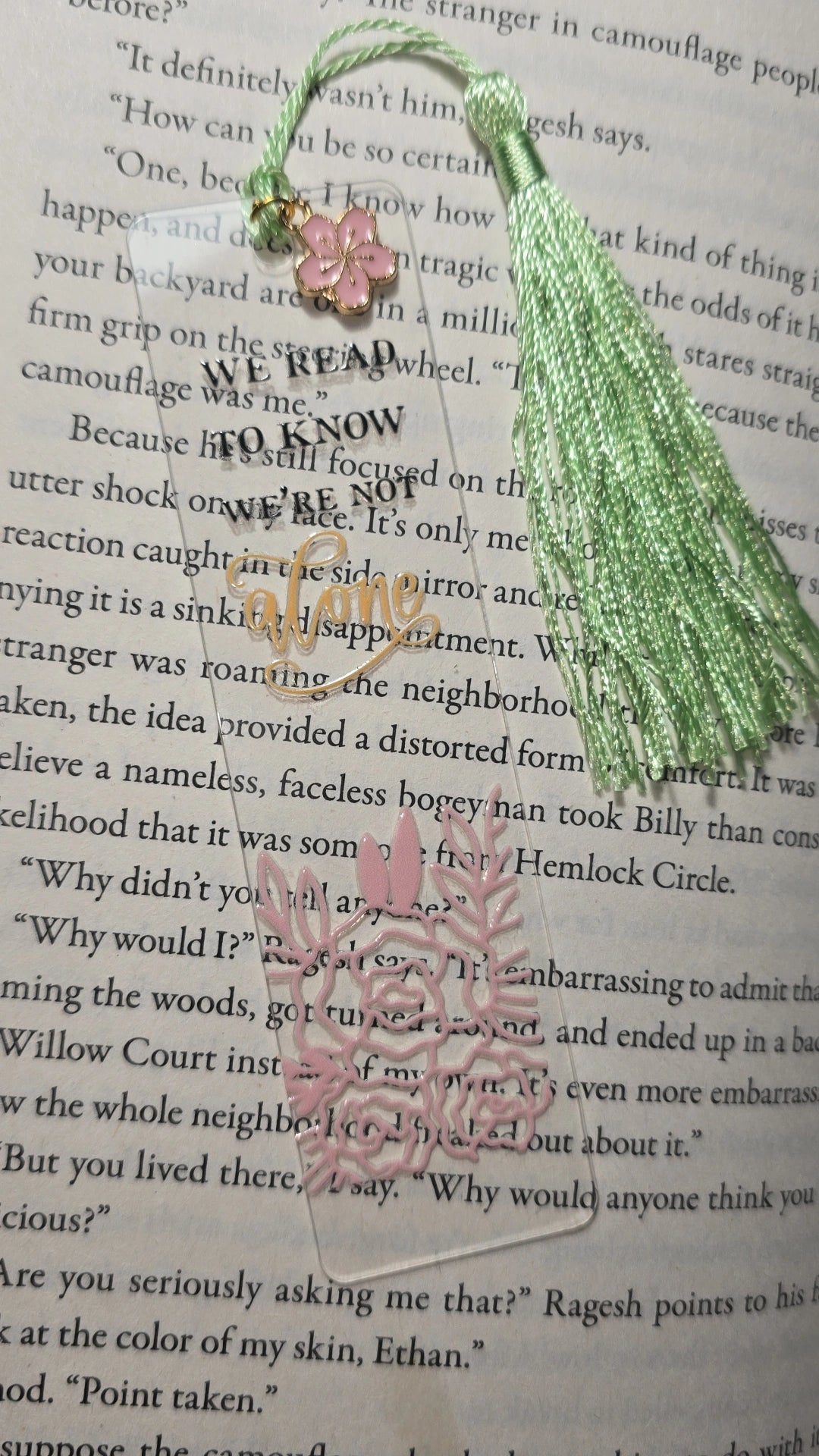 Not Alone Bookmark