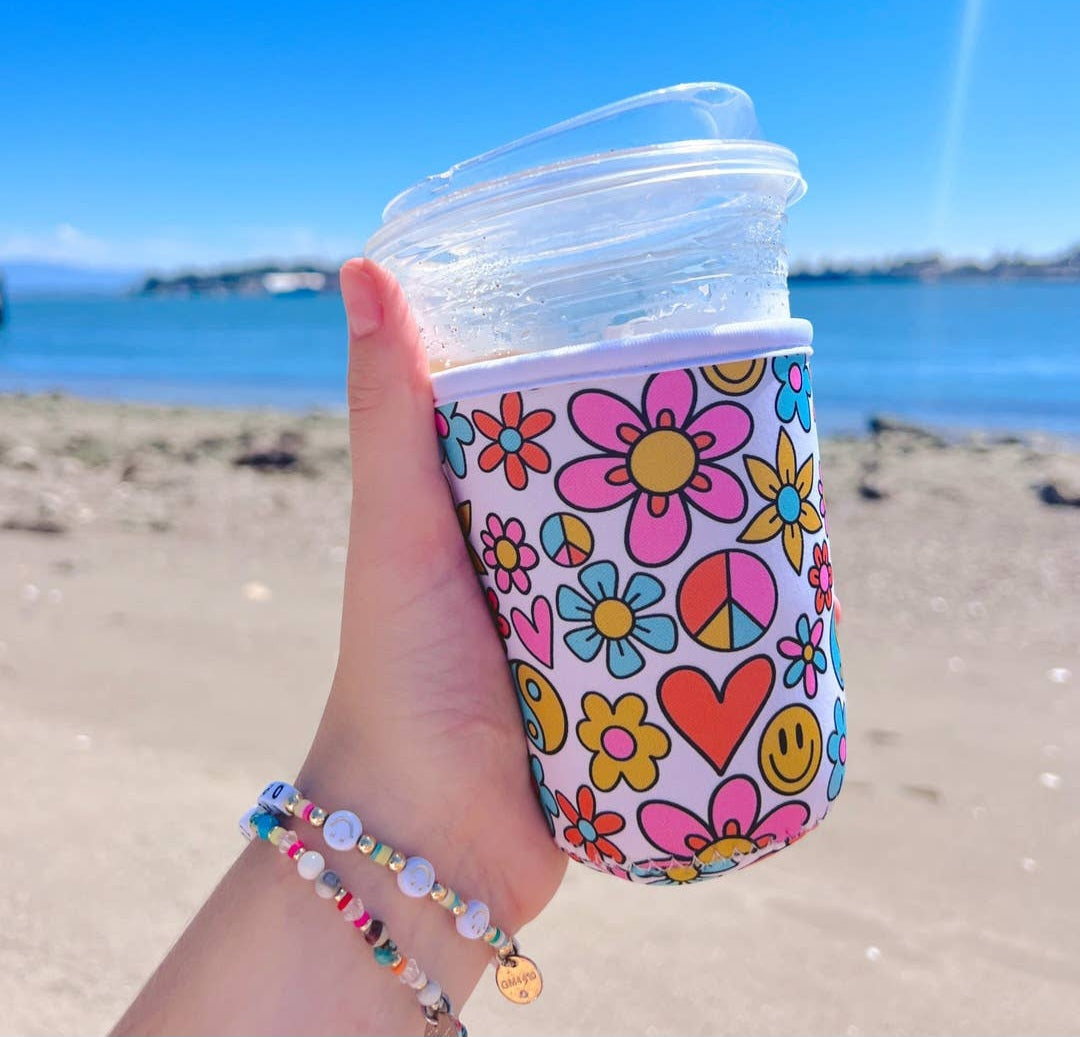 Flower Power Iced Coffee Cover