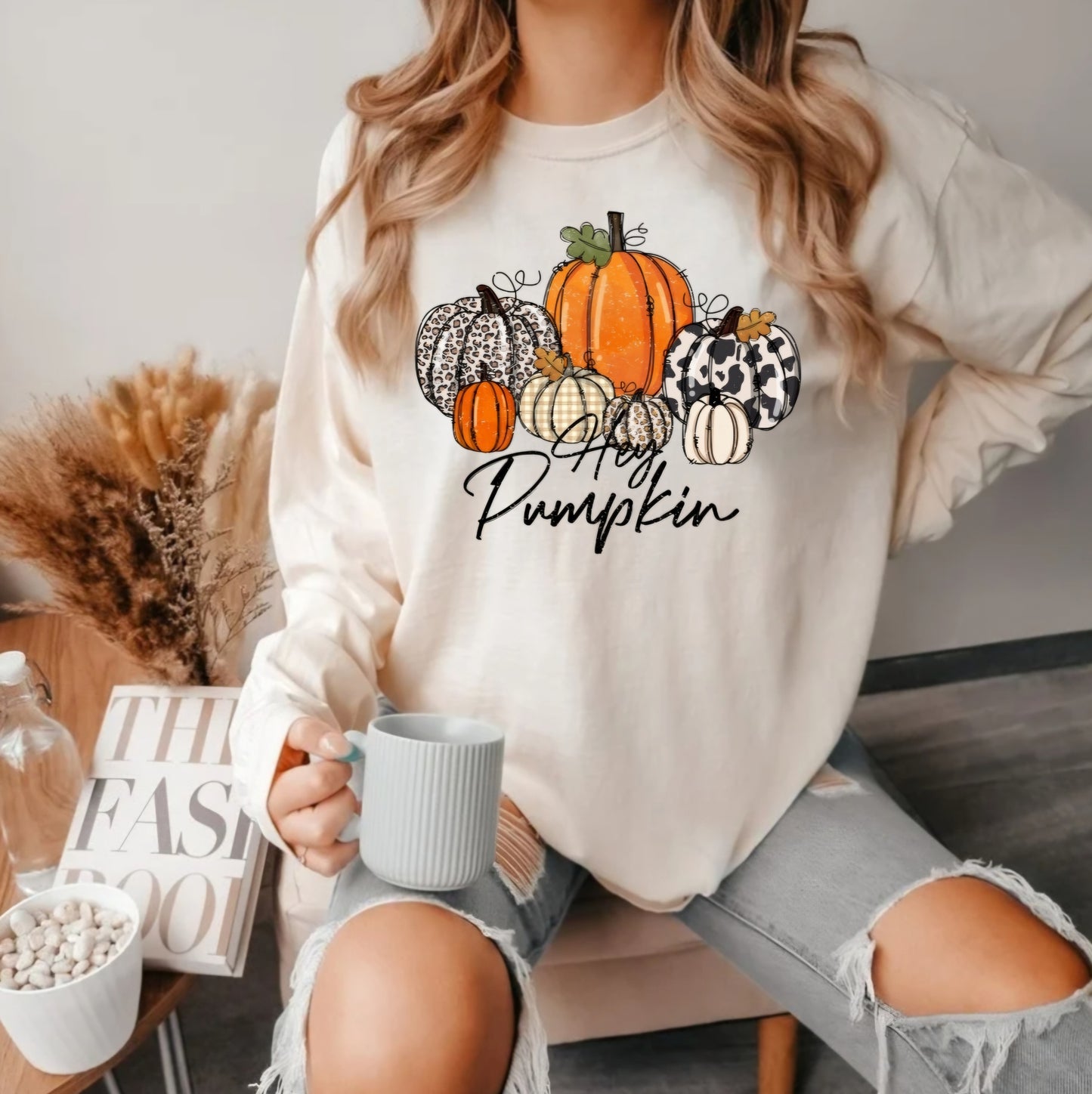 Hey Pumpkin Long Sleeve Tee