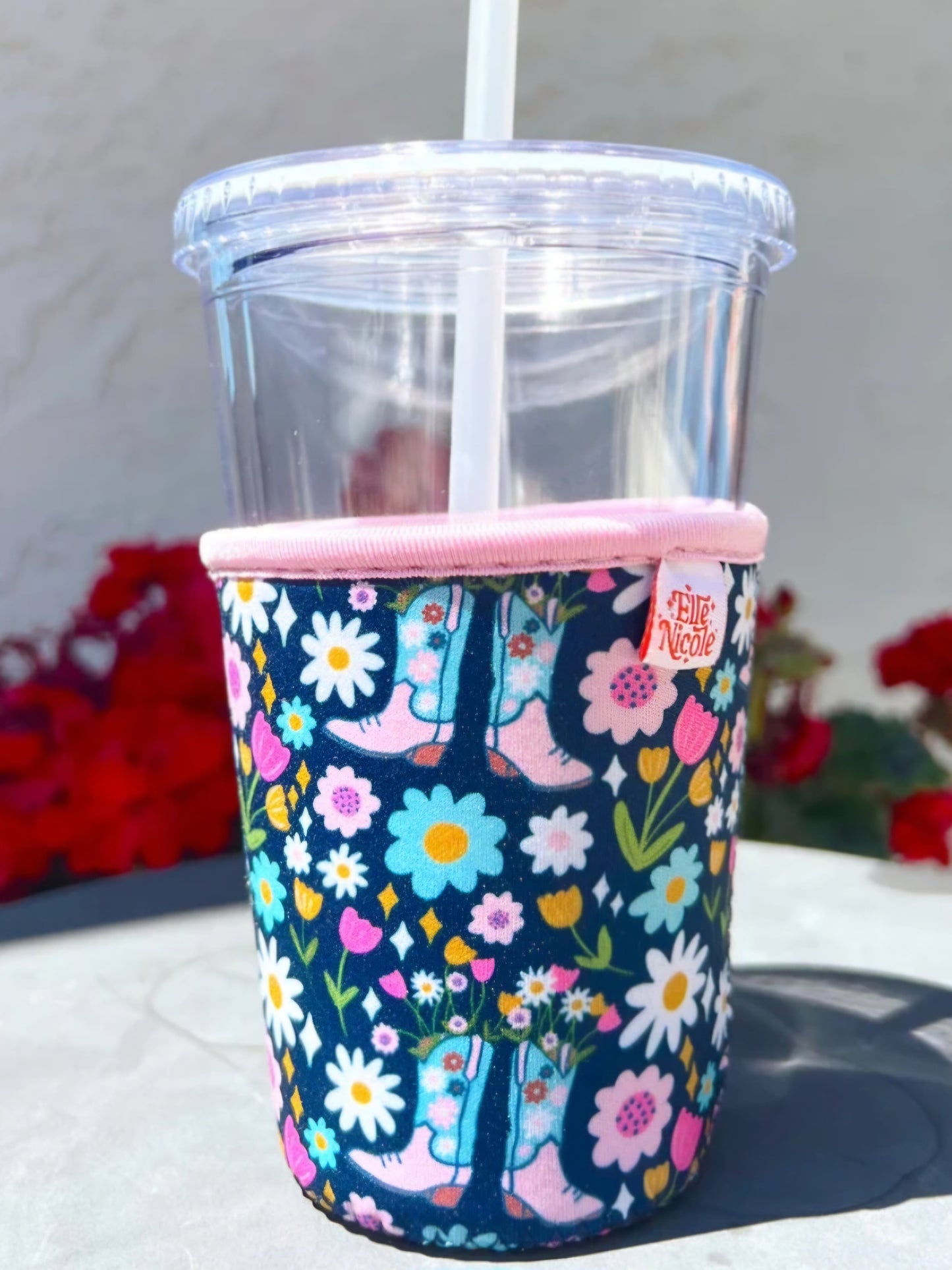 Cowgirl Iced Coffee Cup Cover