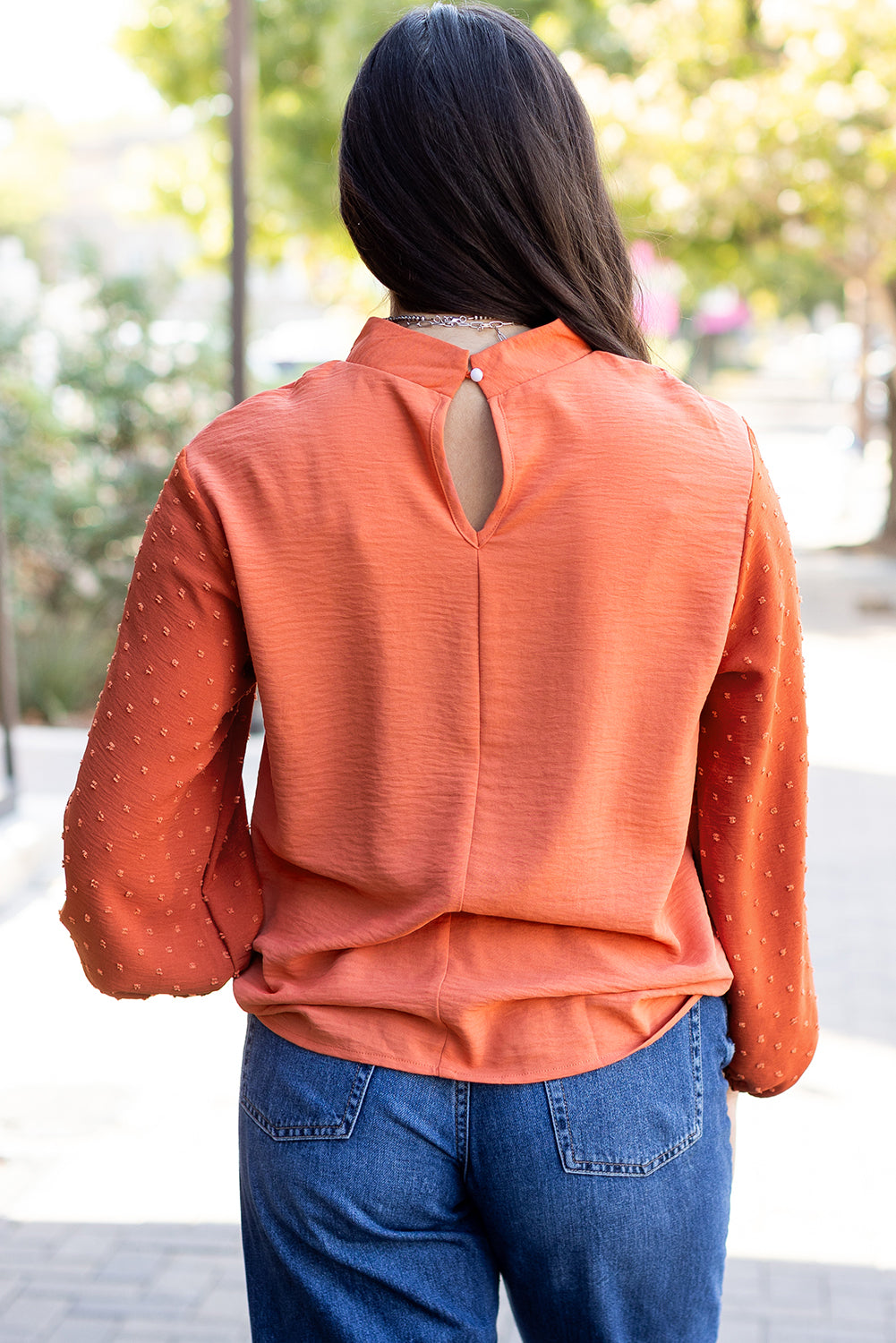 Rust Orange Top