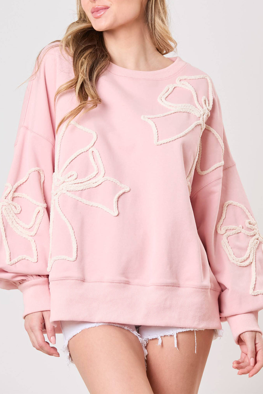 Light Pink Bow Top