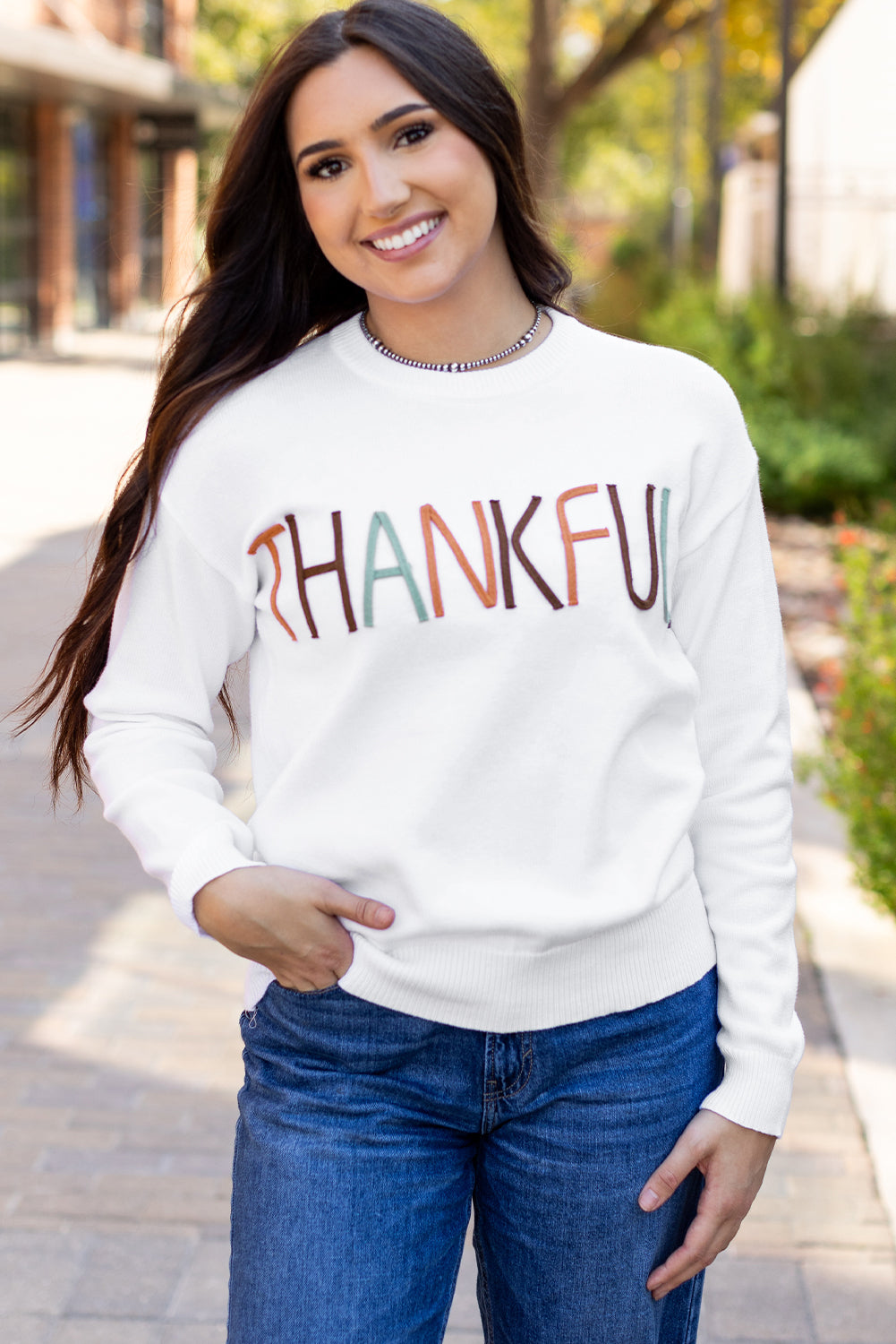 Thankful Ivory Sweater